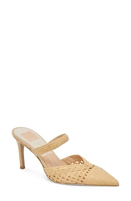 Dolce Vita Kaline Pointed Toe Mule Light Natural Raffia at Nordstrom,