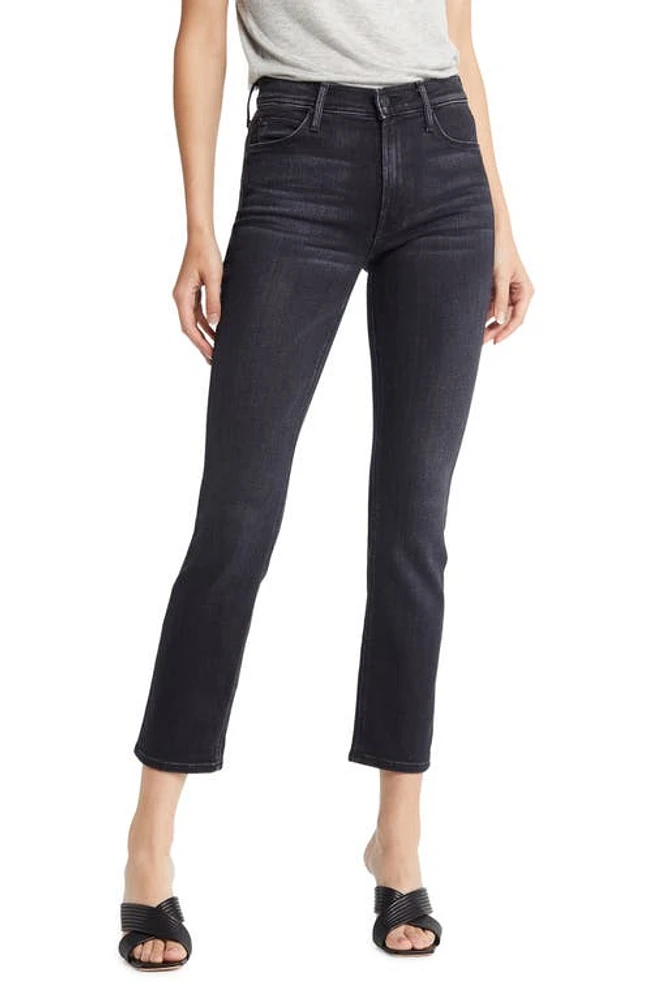 MOTHER The Dazzler Mid Rise Ankle Straight Leg Jeans Deep End at Nordstrom,