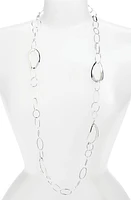 Ippolita 'Cherish' Wavy Oval Chain Necklace in Silver at Nordstrom