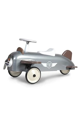 Baghera The Speedster Ride-On Plane in Silver at Nordstrom