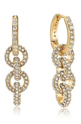 Ettika Pavé Drop Earrings in Gold at Nordstrom