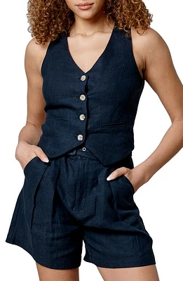 BLANKNYC Linen Vest Set Sail at Nordstrom,