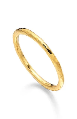 Monica Vinader Siren Hammered Ring Gold at Nordstrom,