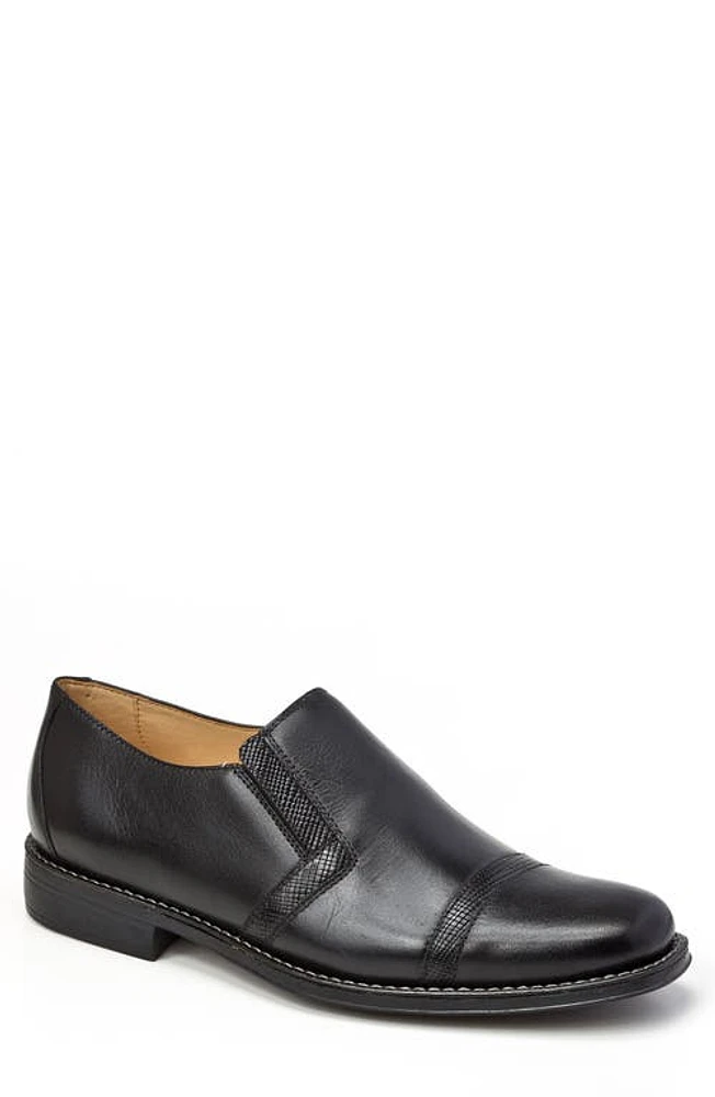 Sandro Moscoloni Sebastian Venetian Loafer Black Leather at Nordstrom,