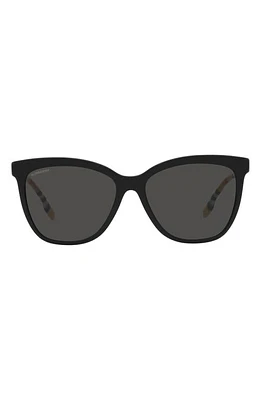 burberry 56mm Square Sunglasses in Dark Grey at Nordstrom