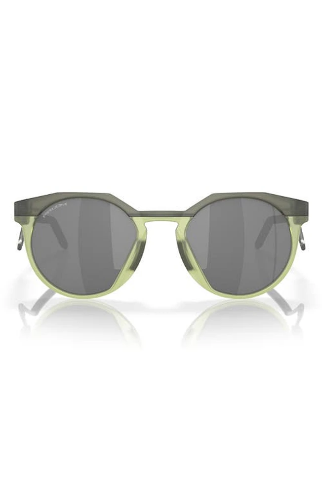 Oakley HSTN 52mm Polarized Round Sunglasses in Olive at Nordstrom