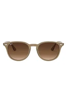 Ray-Ban 51mm Round Sunglasses in Turtledove at Nordstrom