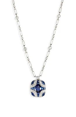 Kwiat Sapphire & Diamond Pendant Necklace in Blue Sapphire at Nordstrom, Size 16