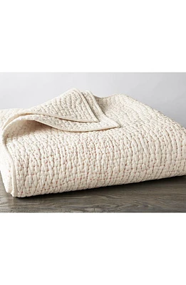 Coyuchi Pebbled Handstitched Organic Cotton Quilt in Undyed at Nordstrom