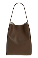 Khaite Frida Leather Hobo Shoulder Bag in Toffee at Nordstrom