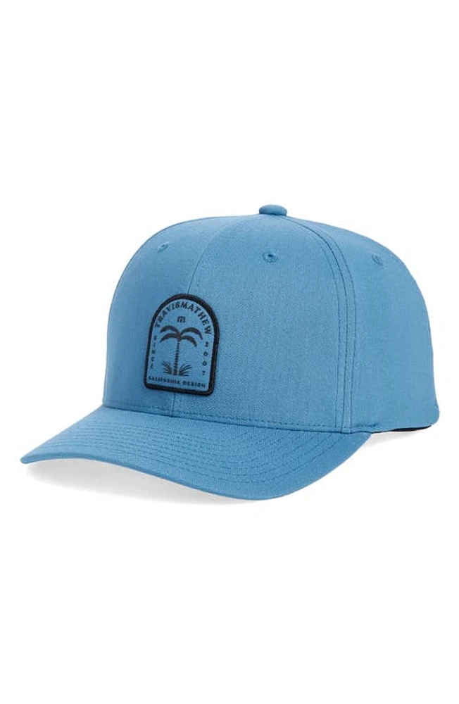 TravisMathew Shark Sighting Baseball Cap in Stellar Blue at Nordstrom