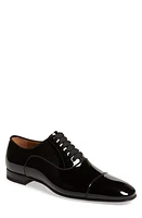 Christian Louboutin Greggo Cap Toe Oxford Black Patent at Nordstrom,