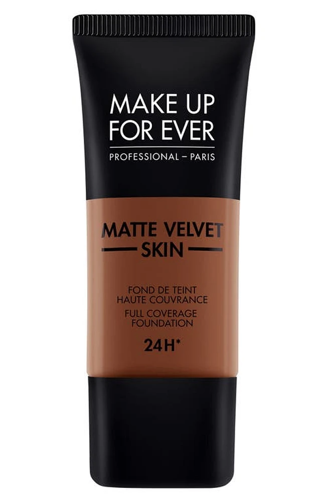 Make Up For Ever Matte Velvet Skin Full Coverage Foundation in R532-Mocha at Nordstrom