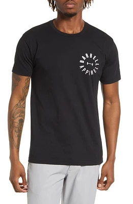 Barbell Apparel The Full Circle Cotton Blend Graphic Tee Black at Nordstrom,