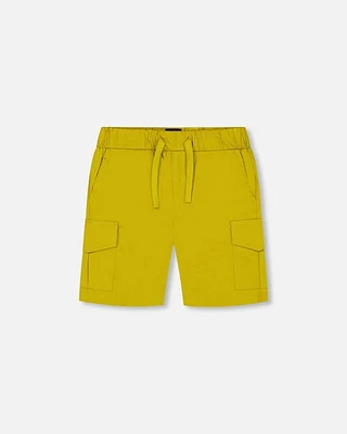 Deux Par Deux Little Boy's Parachute Cargo Shorts Lime at Nordstrom