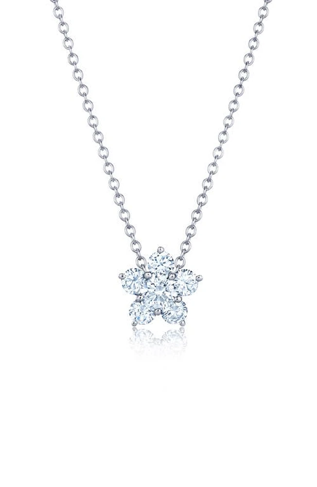 Kwiat Diamond Cluster Flower Pendant Necklace in White Gold at Nordstrom