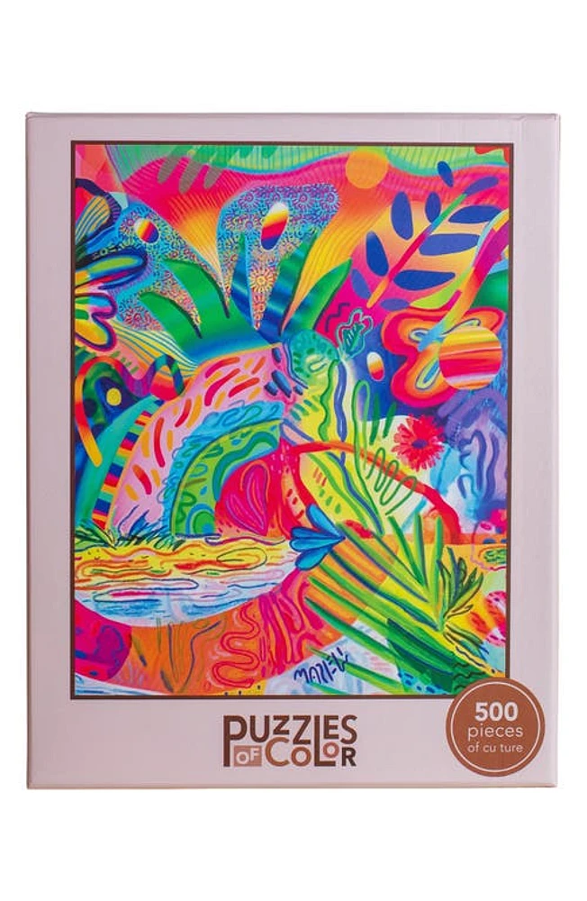 Puzzles of Color Pachanga Familiar 500-Piece Jigsaw Puzzle in Multi Color at Nordstrom