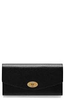 Mulberry Darley Leather Continental Wallet in A100 Black at Nordstrom