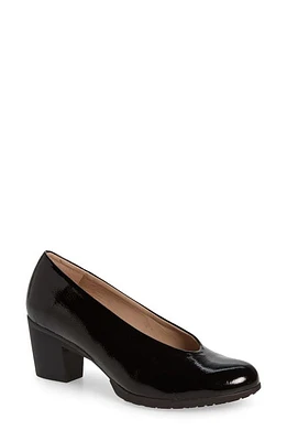 Wonders Almond Toe Pump Lack Black at Nordstrom,