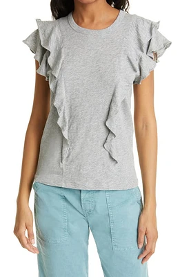 Veronica Beard Bea Ruffle T-Shirt at Nordstrom,