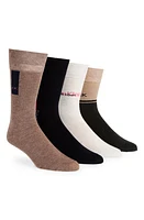 Calvin Klein Assorted 4-Pack Dress Socks in Beige Heather Assorted at Nordstrom