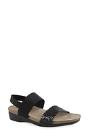 Munro Pisces Sandal Black Wove at Nordstrom,