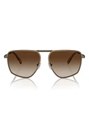 Michael Kors Silverton 58mm Pilot Sunglasses in Brown Gradient at Nordstrom