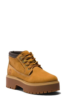 Timberland Stone Street Platform Waterproof Chukka Boot Wheat at Nordstrom,