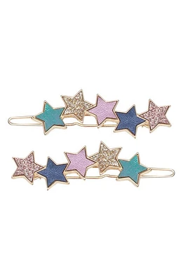 Mimi & Lula Kids' 2-Pack Cosmic Push-Pin Hair Clips in Pink at Nordstrom