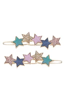 Mimi & Lula Kids' 2-Pack Cosmic Push-Pin Hair Clips in Pink at Nordstrom