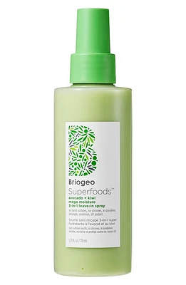 Briogeo Superfoods Avocado + Kiwi Mega Moisture 3-in-1 Leave-In Conditioner, Detangler + UV Protection Spray at Nordstrom, Size 5 Oz