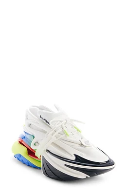 Balmain Unicorn Sneaker Gcs White Multi at Nordstrom,