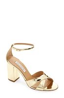 Aquazzura Divine Ankle Strap Sandal Soft Gold at Nordstrom,