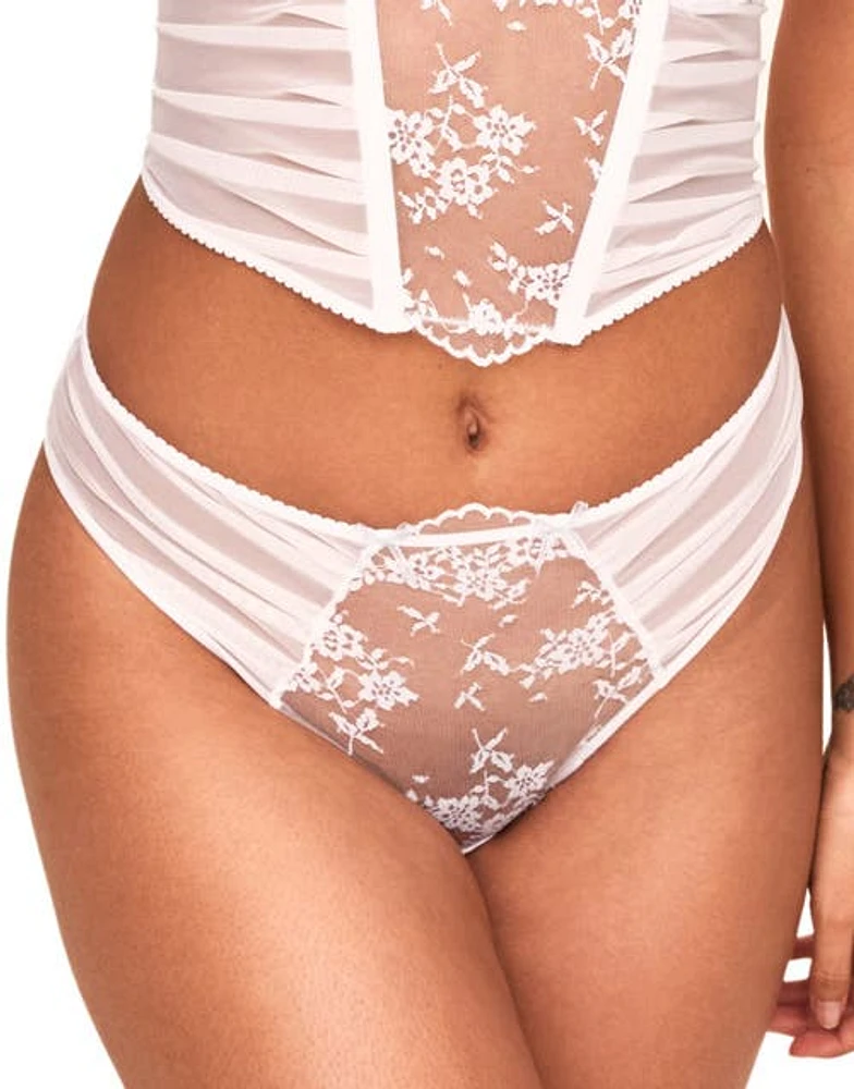 Adore Me Avara High Cut Panties White at Nordstrom,