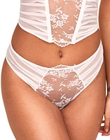 Adore Me Avara High Cut Panties White at Nordstrom,