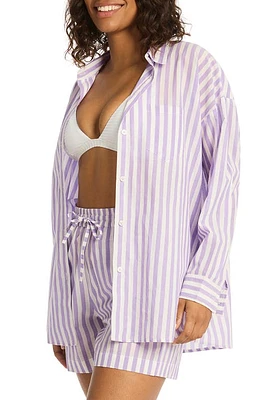 Sea Level Sails Beach Stripe Cover-Up Tunic at Nordstrom,