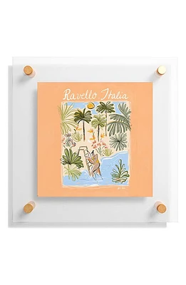 Deny Designs Ravello Italy Floating Art Print in Multi at Nordstrom