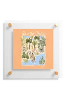 Deny Designs Ravello Italy Floating Art Print in Multi at Nordstrom