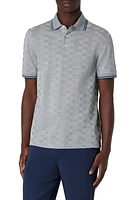 Bugatchi Checkerboard Pattern Piqué Polo at Nordstrom,