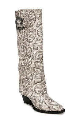 Zodiac Rowena Western Boot Black/White at Nordstrom,