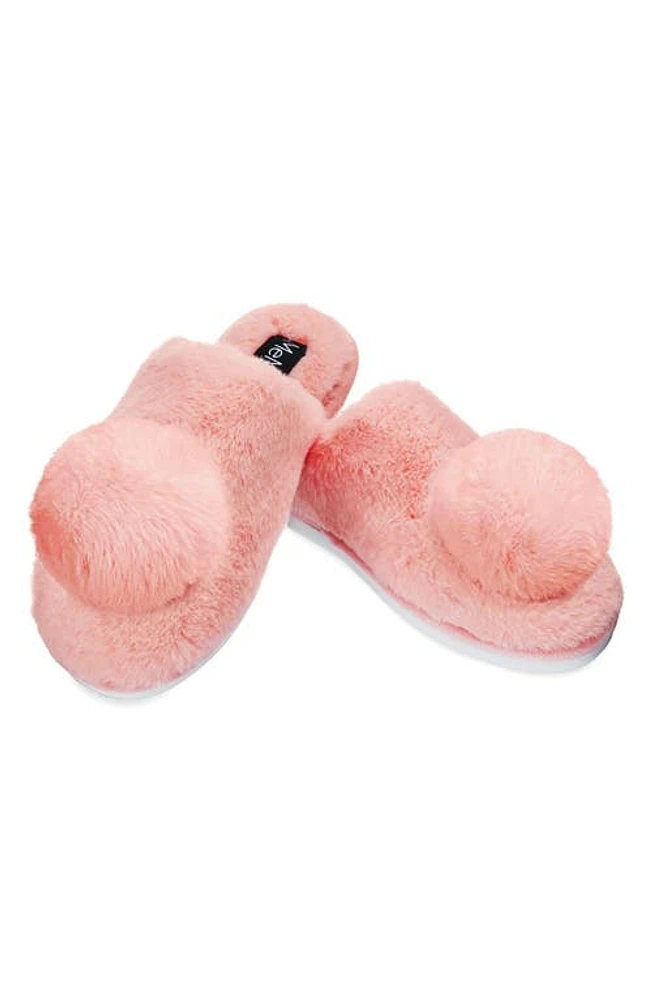 MeMoi The Gloria Faux Fur Pom Slipper at Nordstrom,