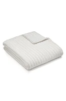 UGG(r) Kenzie King Line Textured Plush Comforter & Sham Set in Snow at Nordstrom