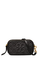 Tory Burch Mini T Monogram Crossbody Bag in Black at Nordstrom