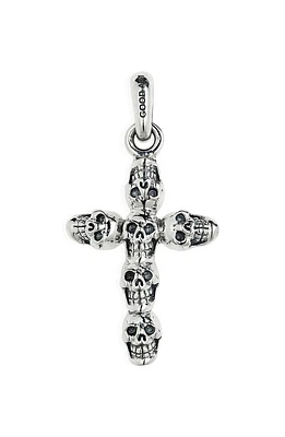 Good Art Hlywd Men's Jack Skull Cross Pendant in Silver at Nordstrom