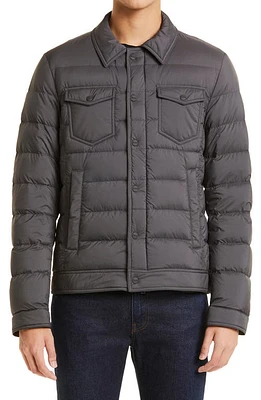 Herno Men's Legend La Denim Quilted Down Jacket Grey at Nordstrom, Us