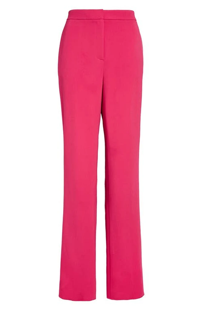 St. John Evening High Waist Stretch Cady Pants in Wild Berry at Nordstrom, Size 14