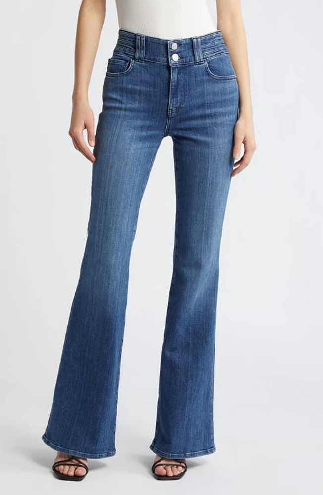 FRAME Triple Binding High Waist Flare Jeans Crossings at Nordstrom,