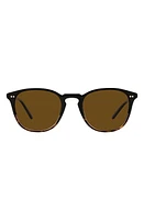 Oliver Peoples Forman LA 51mm Polarized Pillow Sunglasses in Pol Brown at Nordstrom