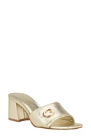 GUESS Gallai Slide Sandal Gold 710 at Nordstrom,