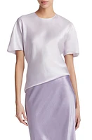 Vince Bias Cut Silk Satin T-Shirt at Nordstrom,